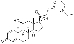 泼尼索酯, 5626-34-6, 结构式