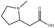 (1-メチル-2-ピロリジニル)酢酸 HYDROCHLORIDE 化学構造式