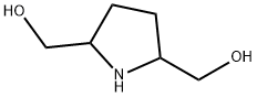 吡咯烷-2,5-二基二甲醇,5626-66-4,结构式