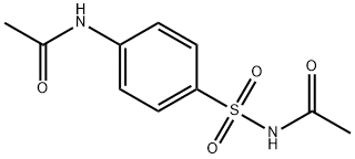 p-(アセチルアミノ)-N-アセチルベンゼンスルホンアミド 化学構造式