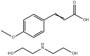 甲氧基肉桂酸DEA盐,56265-46-4,结构式