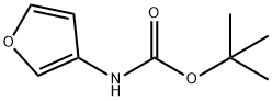 Carbamic acid, 3-furanyl-, 1,1-dimethylethyl ester (9CI) Struktur