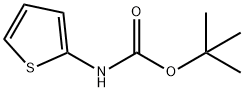 N-(2-チエニル)カルバミン酸TERT-ブチル 化学構造式