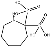 (hexahydro-2H-azepin-2-ylidene)bis(phosphonic) acid Struktur