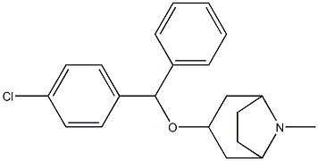 Clobenztropine Struktur