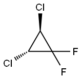 Cyclopropane, 2,3-dichloro-1,1-difluoro-, trans- (9CI) Structure