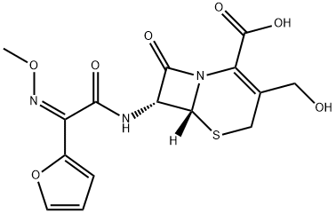 [6R-[6alpha,7beta(Z)]]-7-[2-furyl(methoxyimino)acetamido]-3-(hydroxymethyl)-8-oxo-5-thia-1-azabicyclo[4.2.0]oct-2-ene-2-carboxylic acid