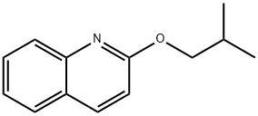 2-(2-メチルプロピルオキシ)キノリン 化学構造式