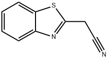 2-(2-ベンゾチアゾリル)アセトニトリル 化学構造式