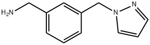 1-[3-(AMINOMETHYL)BENZYL]-1H-PYRAZOLE 97+%3-(1H-PYRAZOL-1-YLMETHYL)BENZYLAMINE|{3-[(1H-吡唑-1-基)甲基]苯基}甲胺