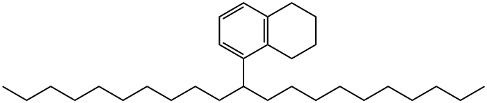 5-(1-Decylundecyl)-1,2,3,4-tetrahydronaphthalene Structure