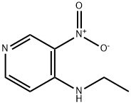 4-(エチルアミノ)-3-ニトロピリジン 化学構造式