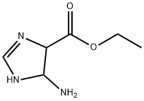 1H-Imidazole-4-carboxylicacid,5-amino-4,5-dihydro-,ethylester(9CI) 结构式