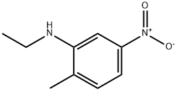 N-エチル-2-メチル-5-ニトロアニリン 化学構造式