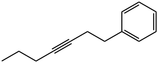 3-Heptynylbenzene Structure