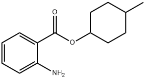 2-Aminobenzoic acid 4-methylcyclohexyl ester Struktur