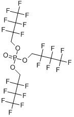 TRIS(1H,1H-HEPTAFLUOROBUTYL)PHOSPHATE 结构式