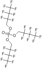 TRIS(1H,1H-HEPTAFLUOROBUTYL)PHOSPHATE Structure