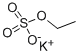 硫酸カリウムエチル 化学構造式