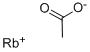 酢酸ルビジウム 化学構造式