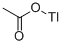 酢酸タリウム 化学構造式