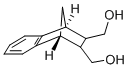 1,2,3,4-TETRAHYDRO-1,4-METHANONAPHTHALENE-2,3-DIMETHANOL 结构式