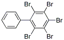 ペンタブロモビフェニル 化学構造式
