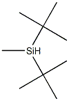 ジ-tert-ブチルメチルシラン 化学構造式