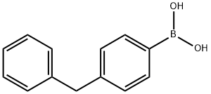 BORONIC ACID, [4-(PHENYLMETHYL)PHENYL]- Structure