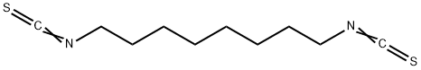 オクタメチレンジイソチオシアナート 化学構造式