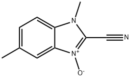 1H-Benzimidazole-2-carbonitrile,1,5-dimethyl-,N-oxide(9CI) Structure