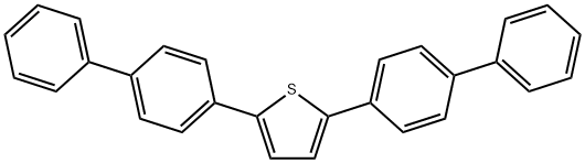 2,5-ビス(4-ビフェニルイル)チオフェン 化学構造式