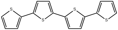 α-クオターチオフェン 化学構造式