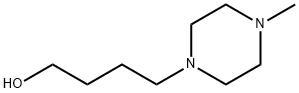1-(4-ヒドロキシブチル)-4-メチルピペラジン 化学構造式