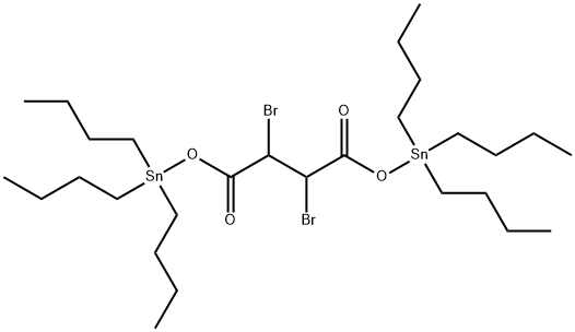 Bis(tributyltin) 2,3-dibromosuccinate Struktur