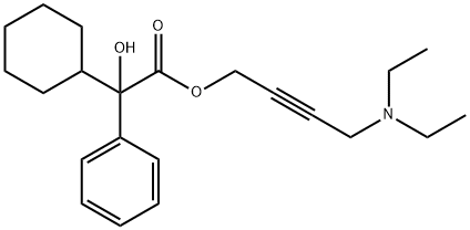 オキシブチニン 化学構造式