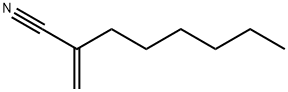 2-ヘキシルアクリロニトリル 化学構造式