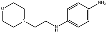 1-N-[2-(MORPHOLIN-4-YL)ETHYL]BENZENE-1,4-DIAMINE 结构式