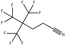 4,4,4-TRIS(TRIFLUOROMETHYL)BUTANENITRILE Struktur