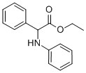 アニリノフェニル酢酸エチル 化学構造式