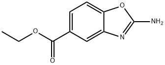 5-Benzoxazolecarboxylicacid,2-amino-,ethylester(9CI) Structure