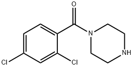 (2,4-DICHLORO-PHENYL)-PIPERAZIN-1-YL-METHANONE Struktur