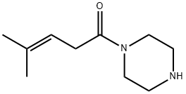 Piperazine, 1-(4-methyl-1-oxo-3-pentenyl)- (9CI) 结构式