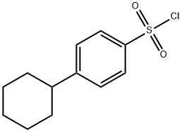 4-シクロヘキシルベンゼンスルホニルクロリド 化学構造式