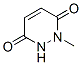 1-METHYL-3,6-(1H,2H)PYRIDAZINEDIONE Struktur