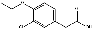 3-CHLORO-4-ETHOXY-BENZENEACETIC ACID Struktur
