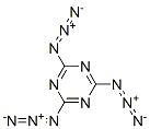 2,4,6-Triazido-s-triazine Struktur