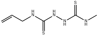 N-Methyl-N'-(2-propenyl)-1,2-hydrazinedicarbothioamide Struktur