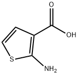 3-Thiophenecarboxylicacid,2-amino-(9CI) Structure