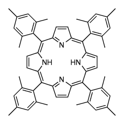 5,10,15,20-TETRAKIS(2,4,6-TRIMETHYLPHENYL)-21H,23H-PORPHINE Structure